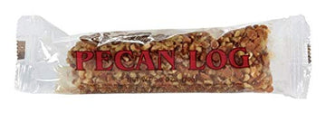 Crown Pecan Logs Rolls Candy (12 Individually Wrapped 2.5 Oz Pecan Logs Per Box)