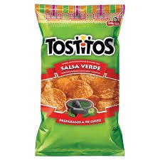 Tostitos Salsa Verde 10 Pack (65grams/2.29oz each) Original Sabritas Mexican Edition Version Tostilocos Chili Corn Tortilla Chip