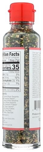 Muso From Japan Sprinkling Umeboshi Furikake, No Additives, Vegan Friendly, Usda Certified Organic, 2.4 Ounce (Pack Of 6)