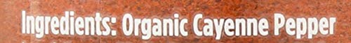Spicely Organic Cayenne Pepper Powder, 1.6 Ounce Jar, Certified Gluten Free, Spicy Seasoning for Cooking and Baking