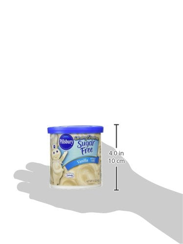 Pillsbury Creamy Supreme Sugar Free Vanilla Frosting (Pack of 2) (15 oz)
