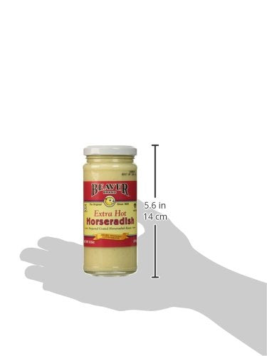 Beaver Hot Horseradish, 8.5 oz