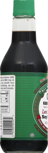 Kikkoman Naturally Brewed Less Sodium Soy Sauce 15 oz