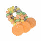 Pumpkin Candy Bracelets - 24 Thanksgiving Themed Snacks - Individually Wrapped Bulk Candy - Fall Goodies - Class Treats & Kids P
