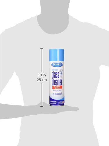 Sprayway Streakless Glass Cleaner 19 Ounce (Pack Of 3) Made In Usa, Blue And White (Package May Vary)