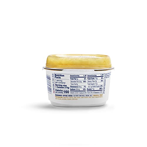 Daisy Brand Pineapple Single 4% Cottage Cheese, 6.0 Oz