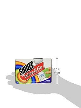 Shout Stain Remover Wipes-12 Ct (Pack Of 3)