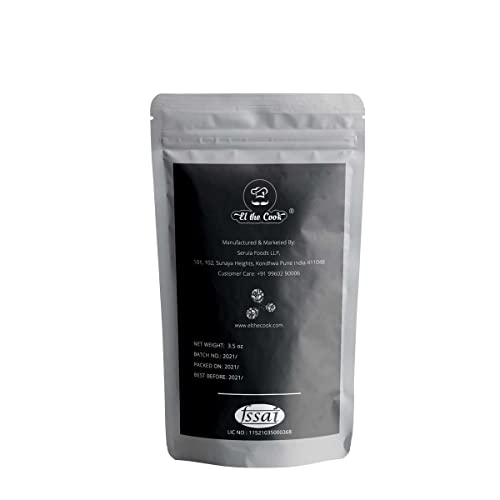El The Cook Whole Kababchini/Cubeb(Long Tailed Pepper)Dry Fruit|Fresh,Pure&Natural,Vegan,Gluten Free,Non-Gmo,Resealable Bag|Kaba