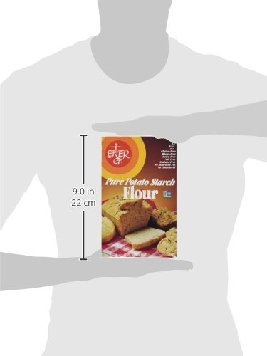Pure Potato Starch Flour by Ener-G | Gluten Free, Vegan, Nut Free, Non-GMO, Kosher | 16 oz Package