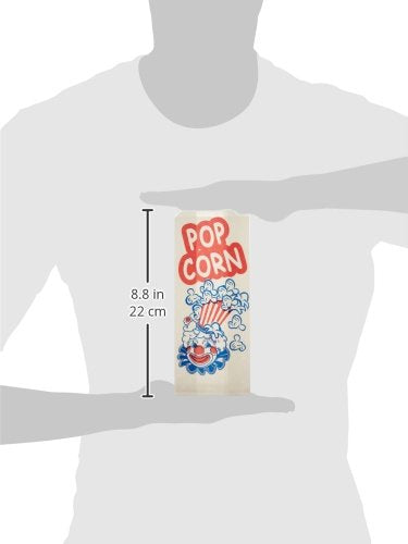 Outside The Box Papers Popcorn Bags Peanut Sacks And Striped Paper Straws 36 Of Each Bag And 25 Of Each Straw Red, White, Blue