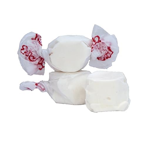 Vanilla Salt Water Taffy - Individually Wrapped Assorted Flavors - Old Fashion Saltwater Taffy Candy Bulk, By Queen City Candy C