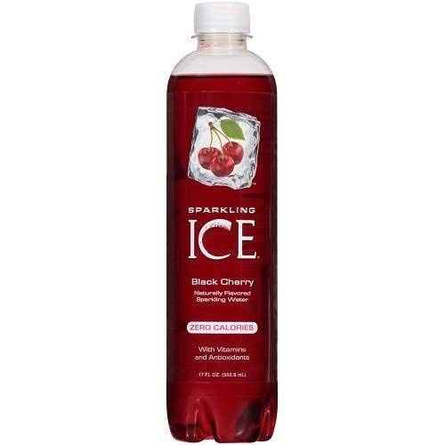 Sparkling Ice Black Cherry Sparkling Water, 17 Fl Oz, Pack of 12, Model FG00105