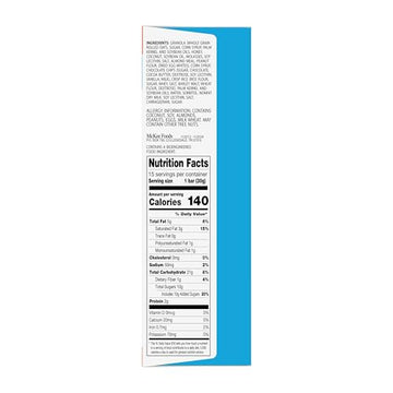 Sunbelt Bakery Chewy Chocolate Chip Granola Bars, 1.1 oz Bars, 15 Count (Pack of 2)
