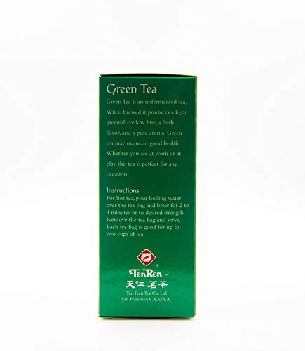 Ten Ren Green Tea Bag, 50 Count