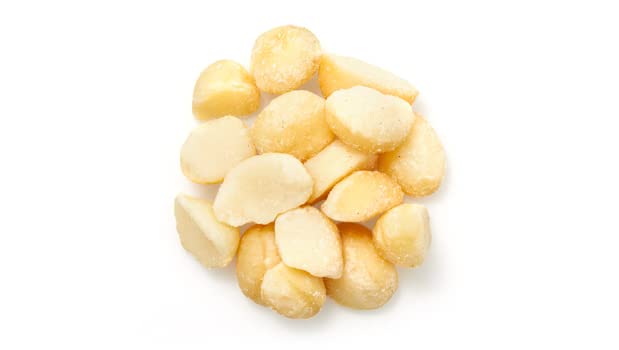 Yupik Macadamia Nuts, Medium Pieces, 2.2 lb, Gluten-Free, Kosher, Raw Nuts, Broken Pieces, Unsalted, Unroasted, Oil-Free, Creamy