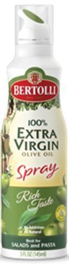 Bertolli, 100% Olive Oil Spry 5 Ounce Can Select Flavor Below Extra Virgin
