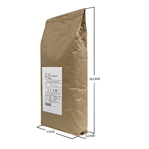 Lotus Foods Gourmet Organic Jasmine Rice, 25 Pound (Pack of 1)