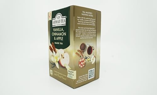 Ahmad Tea Vanilla, Cinnamon, Apple 20 Count (Pack Of 6)
