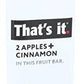 Thats It Zesty Apple + Cinnamon Fruit Bar 1.2 Ounce
