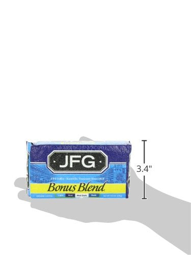 Jfg Bonus Blend Medium-Dark Roast Ground Coffee, 11.5Oz Bag (Pack Of 4)