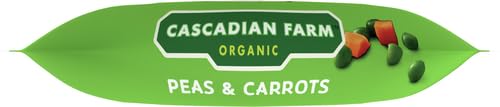 Cascadian Farm Organic Peas and Carrots, Frozen Vegetables, Non-GMO, 10 oz Bag