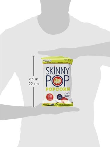 Skinny Pop Popcorn Snack Bags, 24 Count, 15.6 Ounce