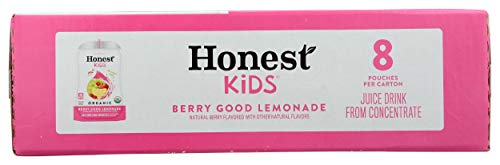 Honest Kids Organic Berry Good Lemonade, 6.76 Fl Oz (Pack of 8)
