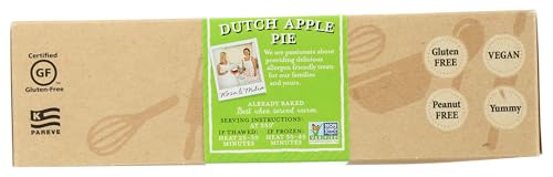 Raised Gluten Free, Vegan Dutch Apple Pie 9 Inch, 22 Ounce