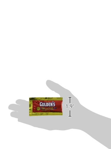 Gulden's Spicy Brown Mustard Packets, 0.32 Ounce, 500 Count - Bold Flavor for Deli Sandwiches, BBQ, and Condiment Lovers