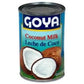Goya Foods Unsweetened Coconut Milk, 13.5 Fl Oz (Pack of 24)