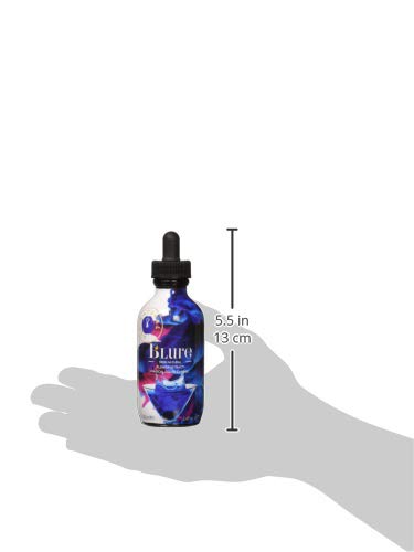 The Wild Hibiscus Flower Company Blure Flower Extract - 3.4 Fl Oz Bottle (Pack of 2) - Blue, Pink