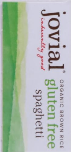 Jovial Gluten Free Brown Rice Pasta Organic - Award-Winning Taste & Texture, Non-GMO, Free of Top 8 Allergens, Vegan Brown Rice