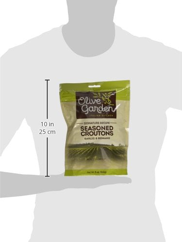 Olive Garden'S Signature Light Italian Salad Dressing And Seasoned Croutons - Bundle