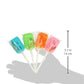 Hotlix Assorted Worm Sucker Lolipop - Pack Of 4 - Blueberry, Apple, Orange, Watermelon