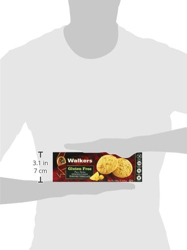 Walkers Shortbread Gluten-Free Ginger And Lemon Shortbread, 4.9 Ounce