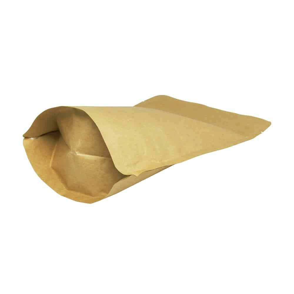 Awepackage 2 Lb(32 Oz) Stand Up Zipper Pouch Coffee Bag With Degassing Valve (10, Kraft)