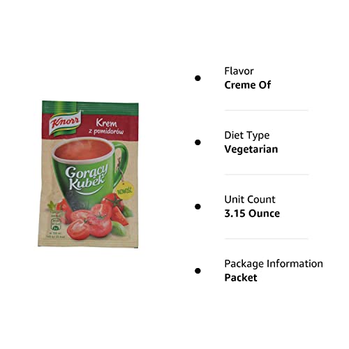 Knorr Goracy Kubek Creme Of Tomatoes 18G (Pack Of 5)