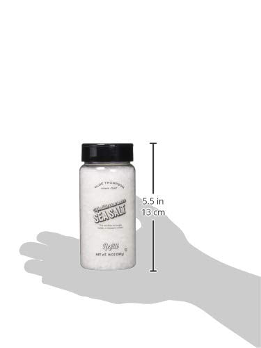 Olde Thompson Mediterranean Sea Salt, 14 Ounces, White