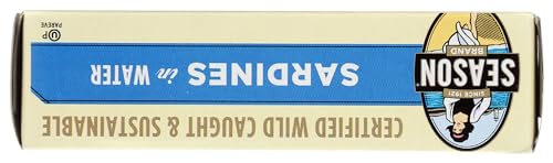 Season Product Sardines In Water, 4.375 Oz