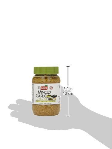 Badia Spices Inc Spice, Minced Garlic/Oil, 16 Ounce