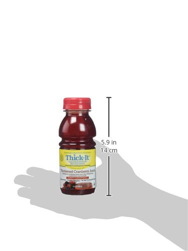 Thick-It Clear Advantage Thickened Cranberry Juice Blend, Moderately Thick Honey Bottle, 8 Fl Oz