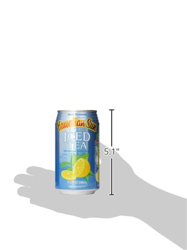Hawaiian Sun Iced Tea, Lemon, 11.5-Ounce (Pack Of 24)