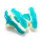 Yupik Gummy Blue Sharks, Shark-Shaped Gummies, Gluten-Free, Fruity Flavor, 2.2 lb, Blue and White