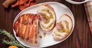 Creole Food Turducken (Seafood Jambalaya Stuffing, 5Lb) - Gourmet Stuffed Poultry Delight - Pre-Seasoned And Ready For Cooking T