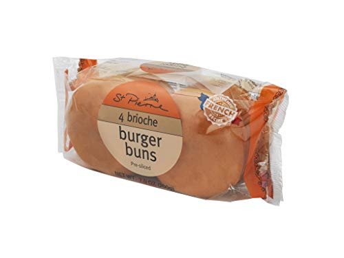 St. Pierre, Brioche Hamburger Buns (4 Count)