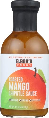 Bronco Bobs Roasted Mango Chipotle Sauce, 15.5 oz, Pack of 6, No Color, Model 730323750510