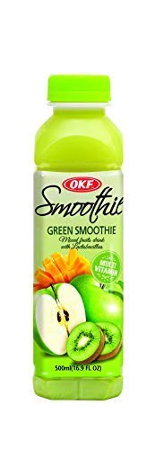 OKF Smoothie Green, 16.9 Fl Oz, Pack of 20, Refreshing Beverage, 1 Count