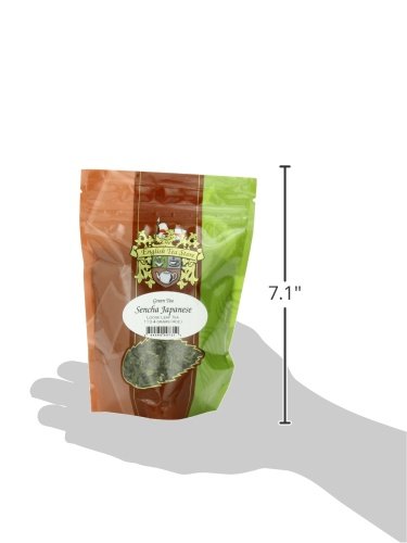 English Tea Store Loose Leaf, Sencha Japanese Green Tea Pouches - 4Oz, 4 Ounce