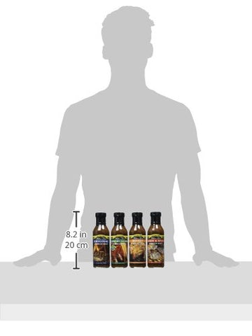 Calorie Free Barbecue Sauce - 4 Flavors 12 Fl Oz Bottles
