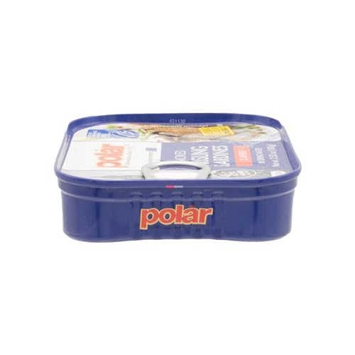 MW Polar Smoked Brisling Sardines in Spring Water, 3.52 oz Can, Wild Caught, Pack of 1